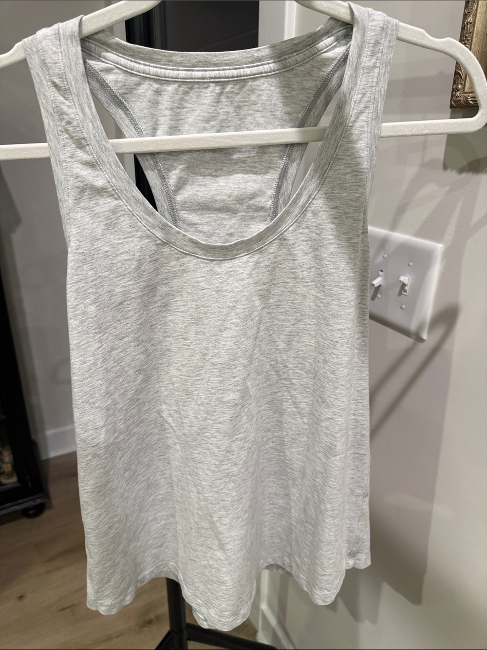 Lululemon Light Gray Racerback Tank